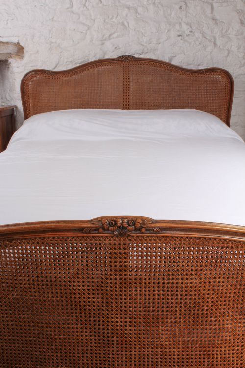 fig 2. Nice French caned bergere king size bed