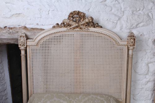 fig 2. Striking pair of French Empire style caned single beds