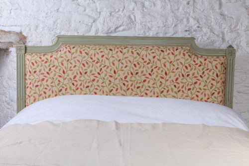 fig 3. Unusual upholstered French king size low end bed