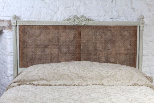 fig 2. French caned bergere king size bed