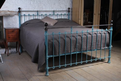 Super King Size Victorian Brass and Iron Bed