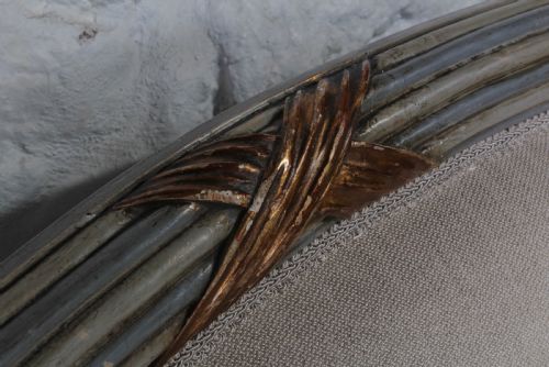 fig 2. Gilded and original paint work new;y upholstered king size bed