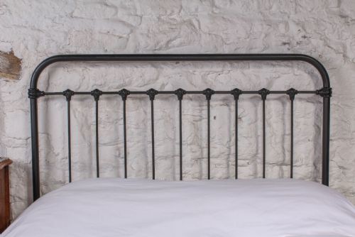 fig 1. Fashionably simple French all iron double bed
