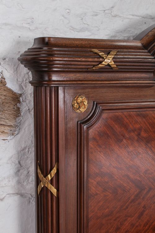 fig 3. King size French mahogany bed with matching bedsides