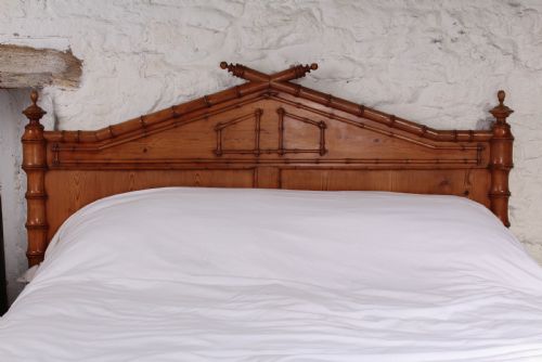 fig 2. Very rare king size Faux bamboo