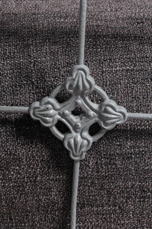 fig 1. Simple Irish all iron king size bed