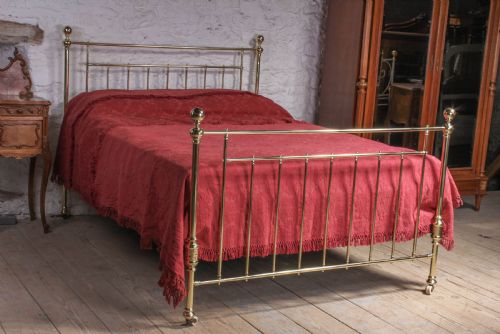 Striking Simple Classic Victorian All Brass King Size
