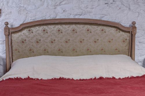 fig 2. Pretty original French upholstered king size bed