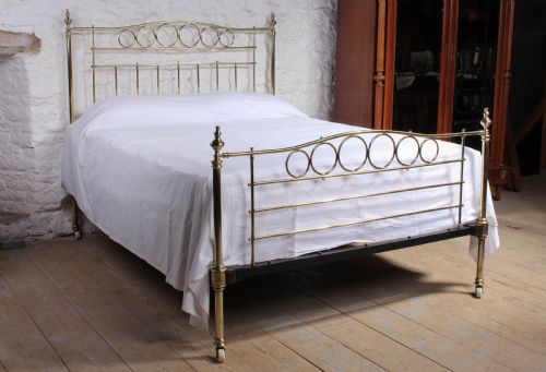 Elegant Simple Winfield All Brass King Size Bed