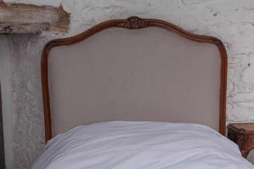 fig 1. Nice pair of newly upholstered Louis XV style beds