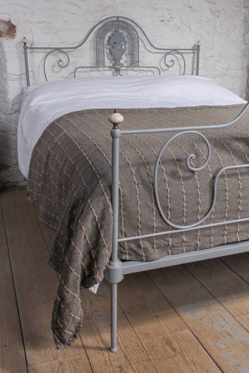 fig 1. Very pretty Portuguese king size iron bed