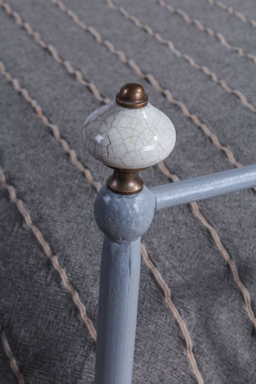fig 2. Very pretty Portuguese king size iron bed