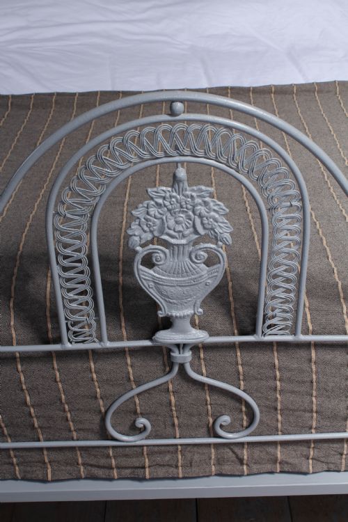 fig 3. Very pretty Portuguese king size iron bed