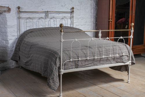 Unusual and Individual Victorian Brass and Iron Double Bed