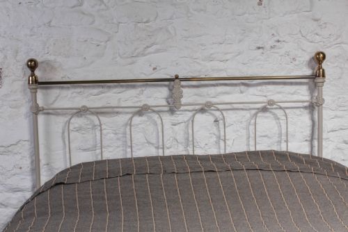 fig 3. Unusual and individual Victorian brass and iron double bed
