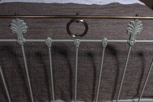 fig 2. King size classic Victorian French brass and iron bed