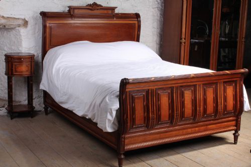 Exceptional Quality French King Size Bed and Bedside
