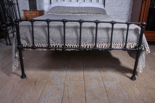 fig 3. Good quality simple all iron double bed