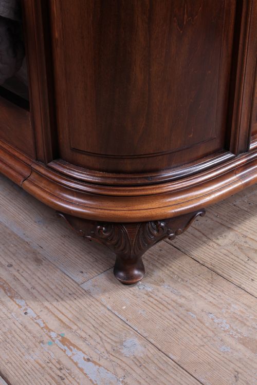 fig 2. Super wide super king size solid walnut bed