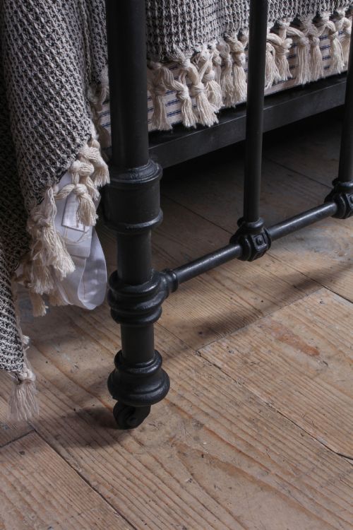 fig 3. Classic Victorian French 5Ft king size brass and iron bed