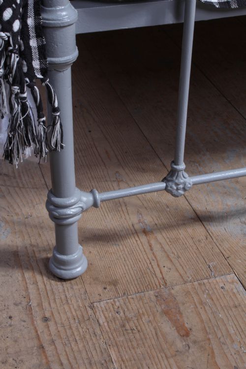 fig 3. Classic Victorian double brass and iron bed
