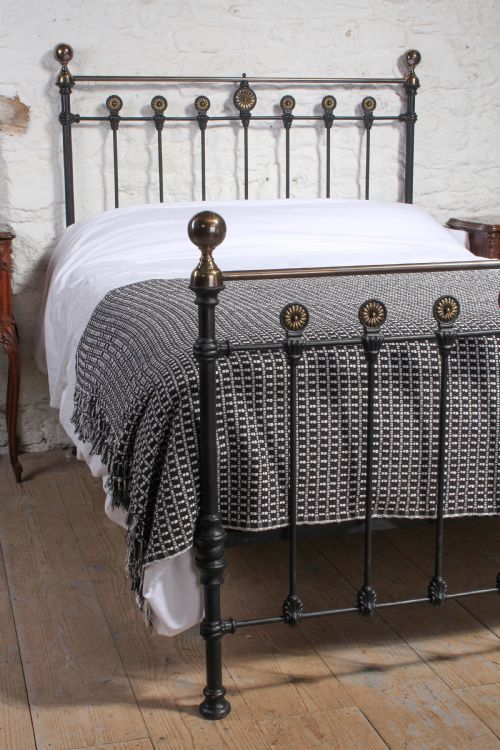 fig 1. Very nice Victorian brass and iron double bed