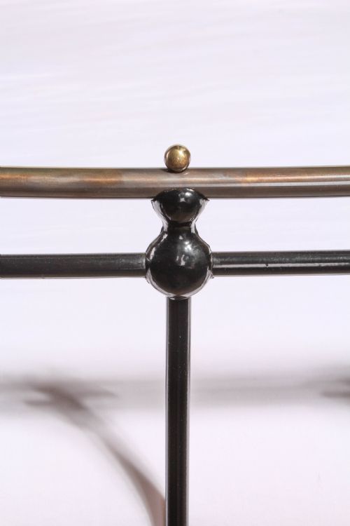 fig 3. Classic Edwardian dip rail brass and iron bed