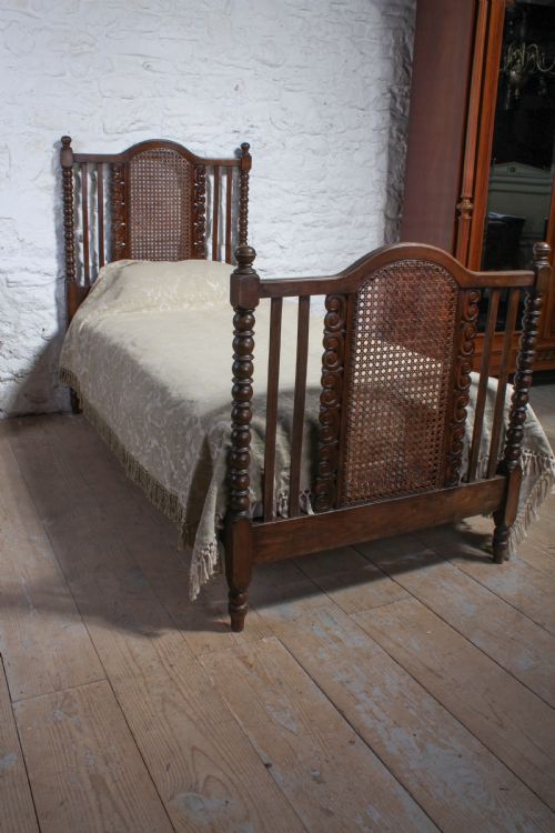 Edwardian Wooden Single Bed