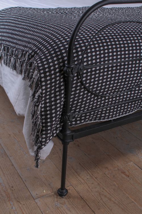 fig 3. Nice Irish 5Ft all iron king size bed