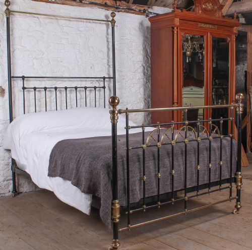 Handsome Victorian King Size Half Tester Bed