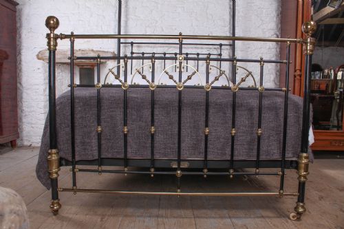 fig 1. Handsome Victorian king size half tester bed