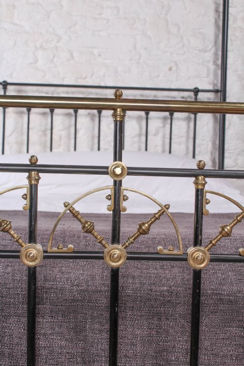 fig 2. Handsome Victorian king size half tester bed