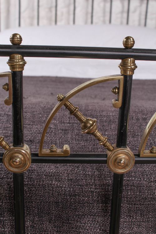 fig 3. Handsome Victorian king size half tester bed