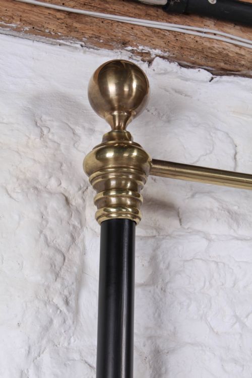 fig 6. Handsome Victorian king size half tester bed