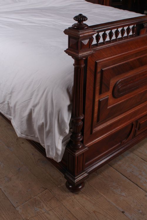 fig 2. Beautiful king size Rosewood bed