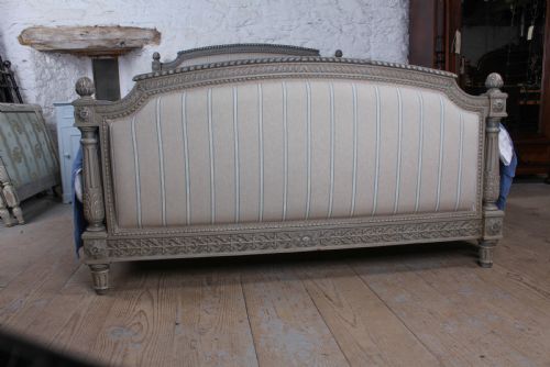 fig 2. Gorgeous Empire style newly upholstered king size bed
