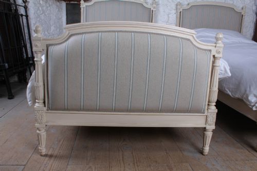 fig 1. Lovely pair of matching French upholstered single beds