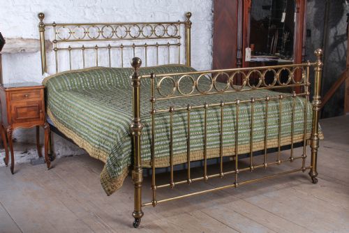 Very Handsome All Brass Victorian Super King Size Bed