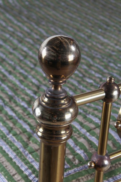 fig 1. Very handsome all brass Victorian super king size bed