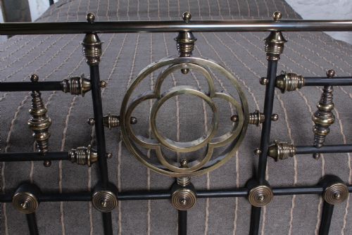 fig 3. Truly handsome classic Victorian brass and iron