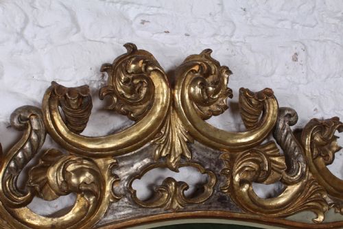 fig 3. Elaborate Rococo style Italian super king size bed