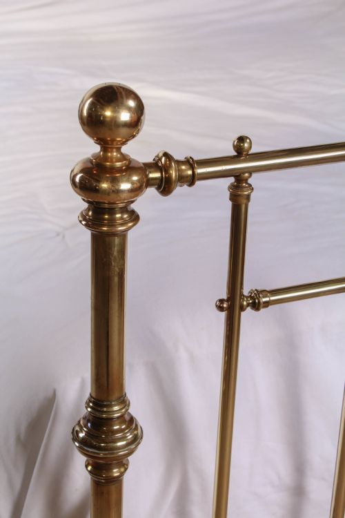 fig 2. Beautiful elegant Victorian  king size all brass bed