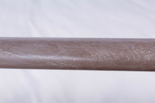 fig 3. Lovely simple French king size iron and brass bed