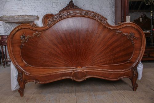 fig 1. Spectacular Louis XV style double bed