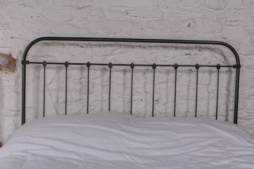 fig 3. Fashionably simple French all iron no end king size bed