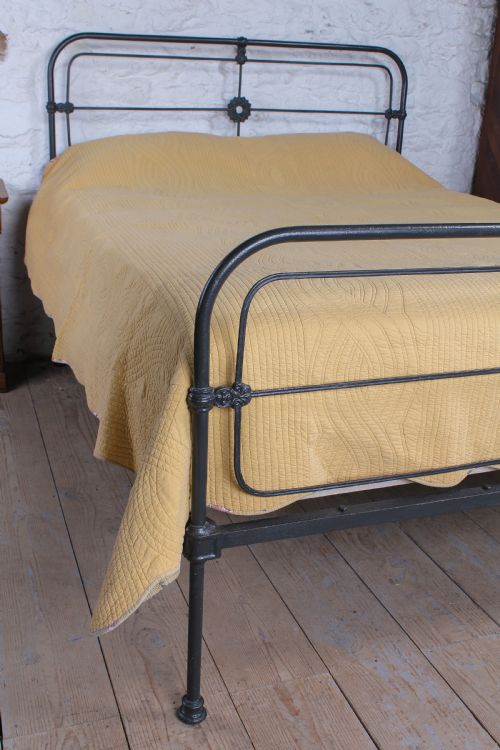 fig 2. Very nice simple Irish 5ft king size iron bed
