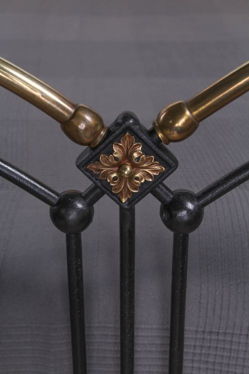 fig 2. Very individual Edwardian brass and iron double bed