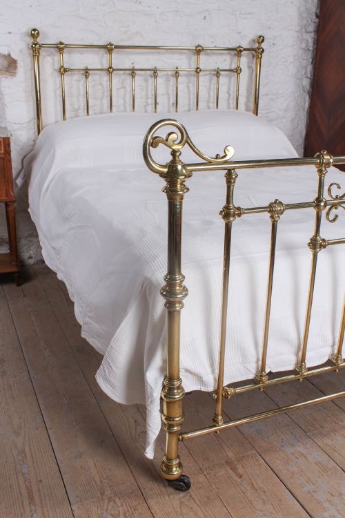 fig 4. Handsome Winfield all brass king size bed