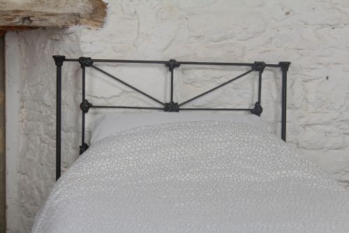fig 1. Simple pair of Victorian all iron single beds (can be joined)
