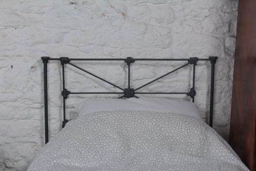 fig 2. Simple pair of Victorian all iron single beds (can be joined)